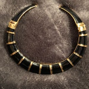 Black & Gold plated necklace